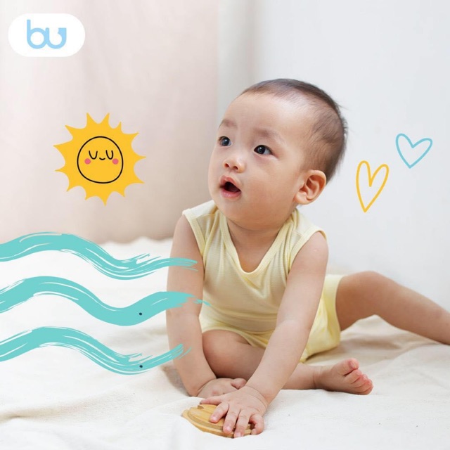 Bộ ba lỗ bu cotton lạnh sờ cái đã mát rượi cả tay. E còn duy nhất size 6-9m cho bé 5-9kg ...............................