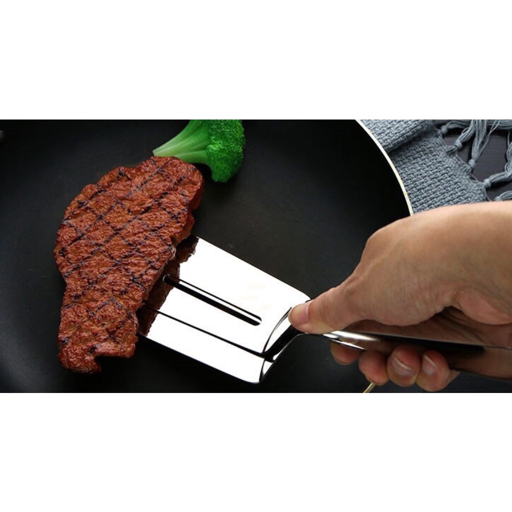 [Flash Sale] Dụng cụ làm bếp đa năng, kẹp gắp đồ nóng như bít tết, cá rán, thịt nướng chuyên dụng tiện ích
