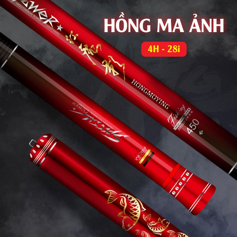 Cần Câu Tay Guide Hồng Ma Ảnh 4H 28i