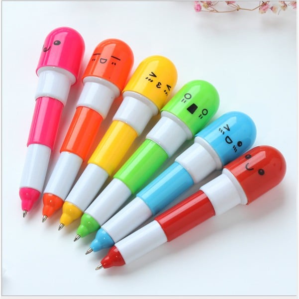 bút bi rút gọn hình dáng đáng yêu