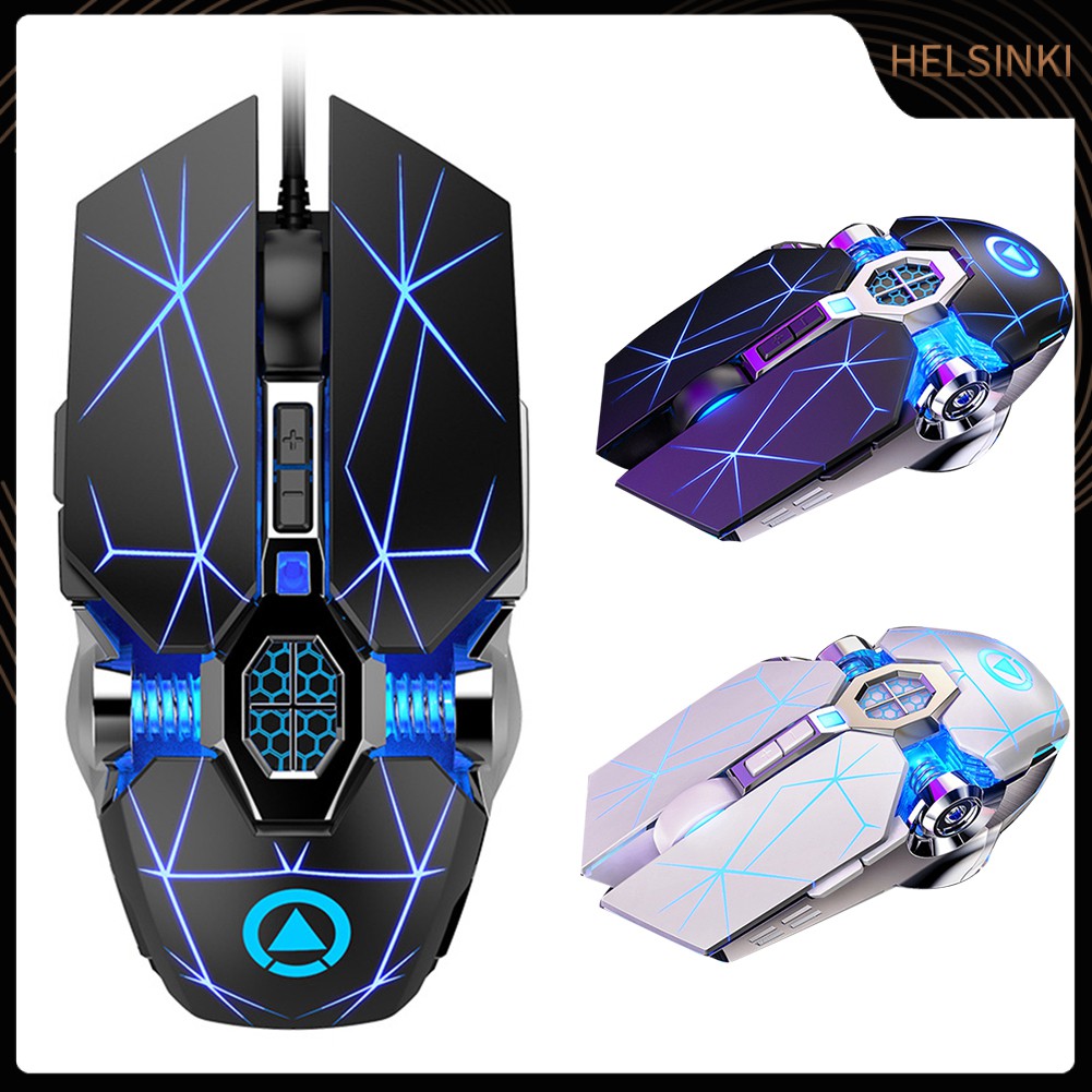 Chuột Quang Gaming Có Dây 7 Nút Bấm + Đèn Led Cho Pc / Laptop