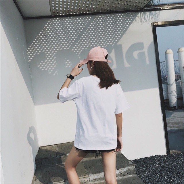 [HÌNH THẬT] Áo thun nữ cotton cổ tròn ngắn tay siêu chất | BigBuy360 - bigbuy360.vn