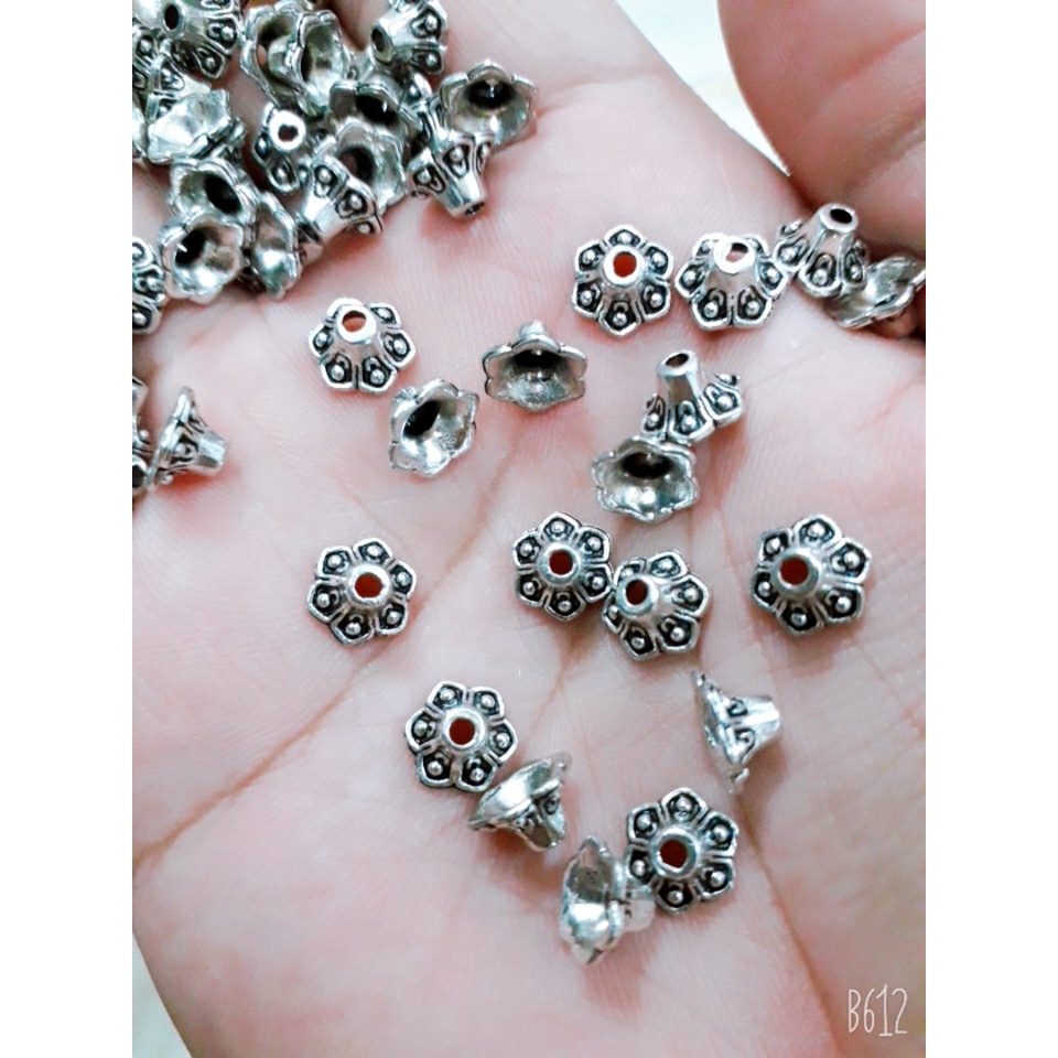 Charm chụp hạt 8mm - 10mm : sỉ 50 gram = 25k / 1gói
