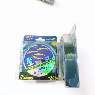 cước cá cơm 4 con cá ( CHÍNH HÃNG Nhật Bản OKAMOTO ) cuộn 250m