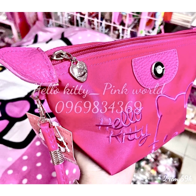 Túi đựng mỹ phẩm hello kitty