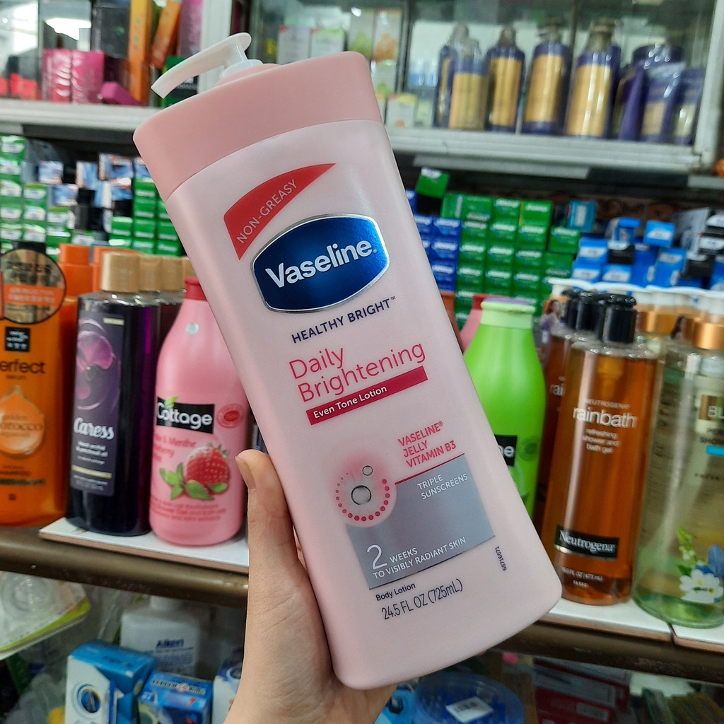 Lotion dưỡng thể trắng da Vaseline Healthy White UV Lightening 725mL