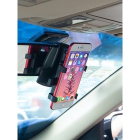 Giá đỡ điện thoại ô tô - Giá kẹp điện thoại ô tô- Taplo - Kẹp che nắng - Gương trong xe - Xoay 360 độ cao cấp