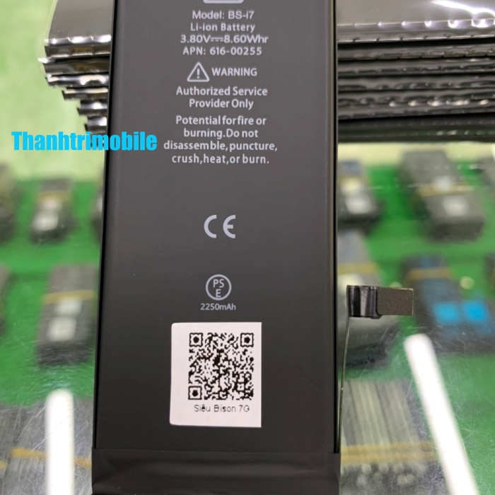 Pin 7 Bison dung lượng cao 2250mAh