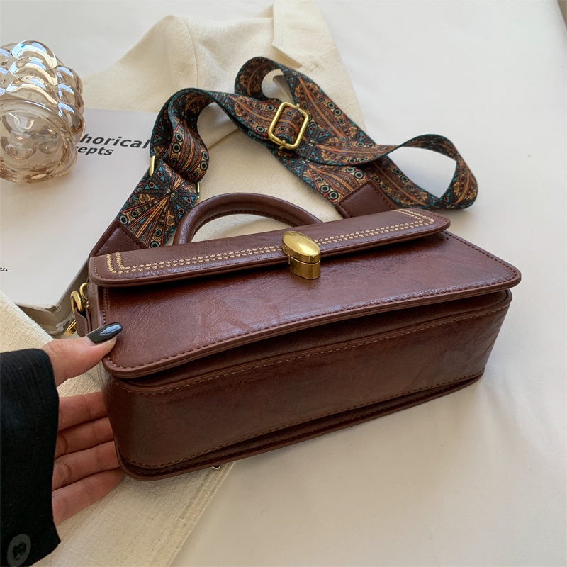 Túi Xách Đeo Chéo CK1395 Phong Cách retro Thời Trang Thu Đông Cho Nữ