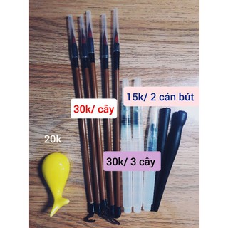 Cọ tiểu hồng mao/ cọ nước / cán bút/ gác cọ