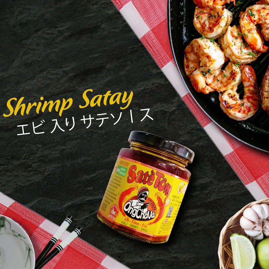 Sa tế tôm Ông Chà Và 180gr (Shrimp satay) _ Sản phẩm có chứa tôm khô | BigBuy360 - bigbuy360.vn