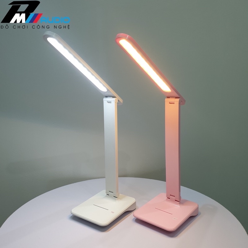 Đèn bàn Tích Điện 3 màu ánh sáng - Đọc sách, đèn học, làm việc Bảo hành 6 tháng-BMVAUDIO