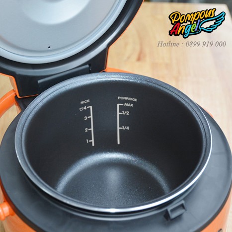 [Chính hãng] Nồi cơm điện từ , Nồi cơm điện đa năng, nồi cơm mini thông minh MIDEA MR-CM07NB 0.7L dành cho 1-2 người | BigBuy360 - bigbuy360.vn