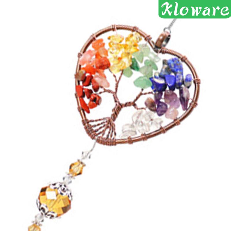 Chuông Gió Pha Lê Treo Cửa Sổ Trang Trí Phong Thủy Sân Vườn