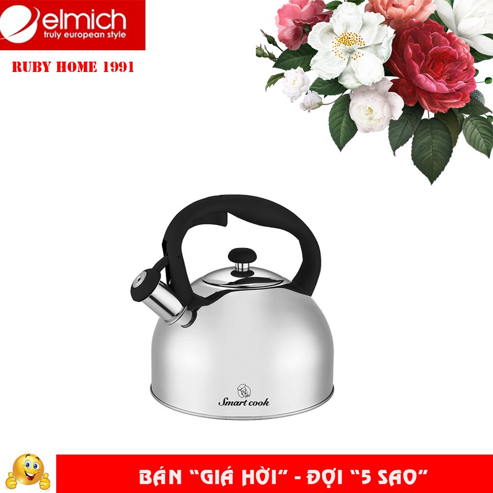 Ấm đun nước inox Smartcook 2,5L SM3374