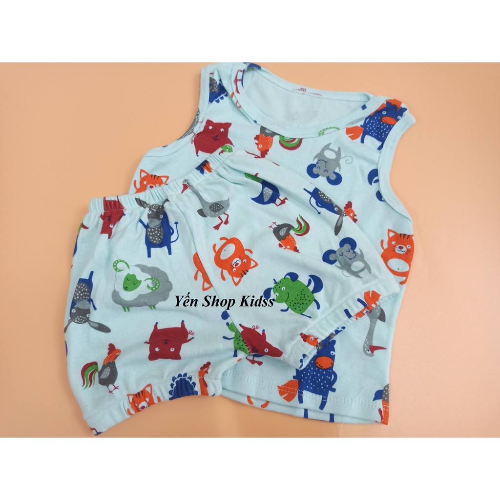 Sale !!! Bộ Ba Lỗ Bozip Hàng Đẹp Cho Bé-Super Sale (8-19kg) (1150)