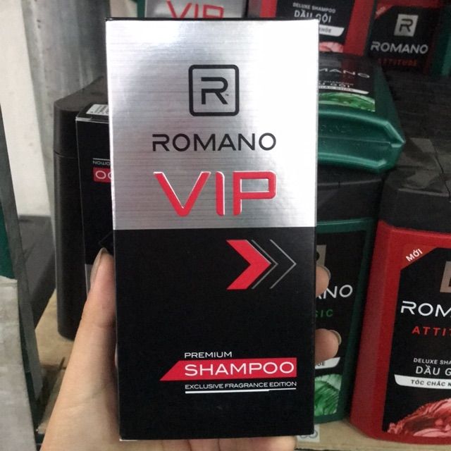 Dầu gội/Sữa tắm Romano Vip 180g