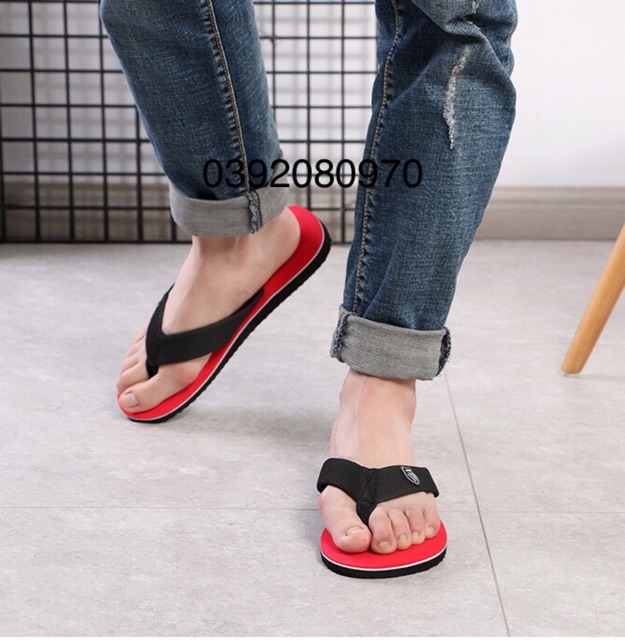 [DÉP SIÊU NHẸ - GIÁ SIÊU MỀM] Dép Kẹp Nam Thời Trang Quai Dù Đế Xốp Size 40-45 (nữ chân to dùng OK) - Lucky Girl shop