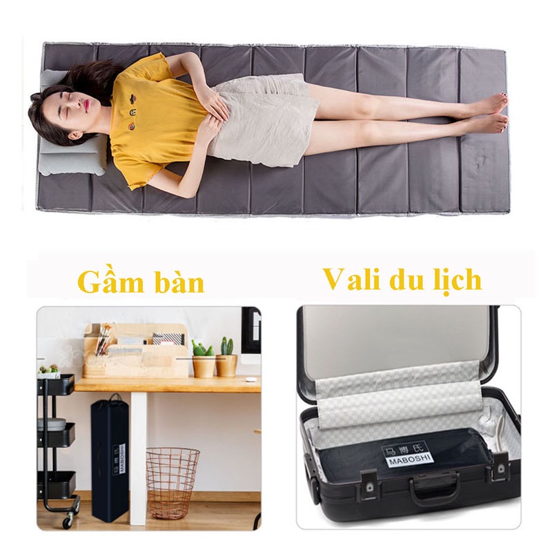 Thảm ngủ trưa văn phòng trải sàn gấp gọn