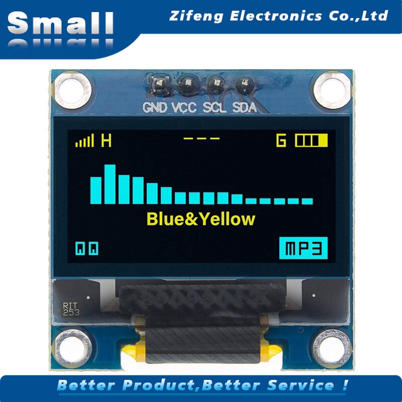 Mô Đun 4 Chân 0.96 "Iic I2C 0.96 Inch Oled 128x64 Oled Tiện Dụng Cho Arduino