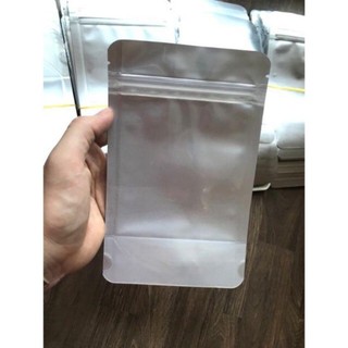 1 túi zip bạc đựng vừa 100g bột trà xanh