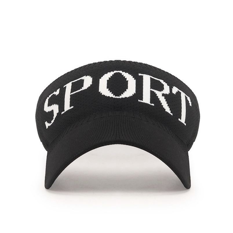 Mũ Lưỡi Trai Dệt Kim Hở Chóp Chống Nắng Thời Trang Mùa Hè Cho Cặp Đôi