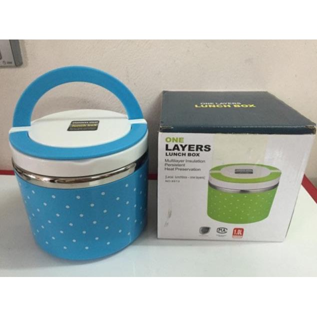 Hộp cơm giữ nhiệt inox 1 tầng 6501..
