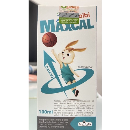 Smartbibi Maxcal.Bổ Sung Canxi,Vitamin D3k2 Giúp Hấp Thu Canxi Xương Răng Chắc Khỏe