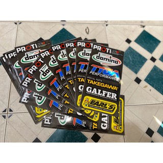 Tem Dán Xe Chữ Proti,domino,Tyga,Takegawa,Galfer.Earp’s V.V