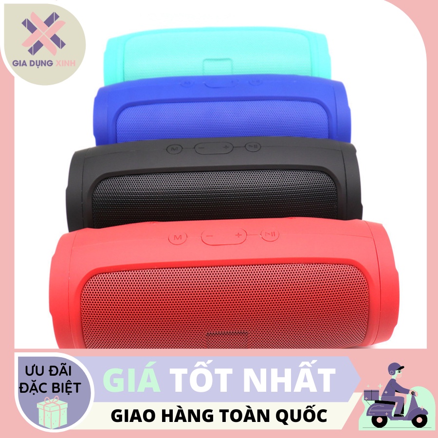 Loa Bluetooth Cầm Tay Charge Mini 3 Nhiều Màu Sắc, Bass Siêu Ấm, Giá Siêu Rẻ