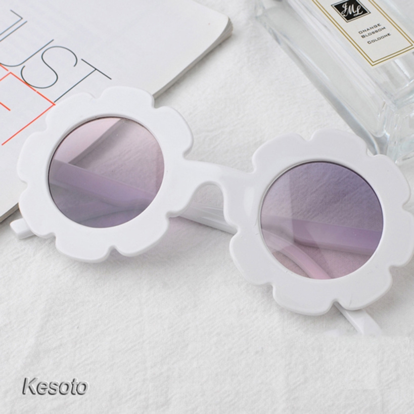 [KESOTO] 2pcs Anti-UV Sunglasses Kid Boy Baby Girls Sun Flower Goggle Glasses Eyewear