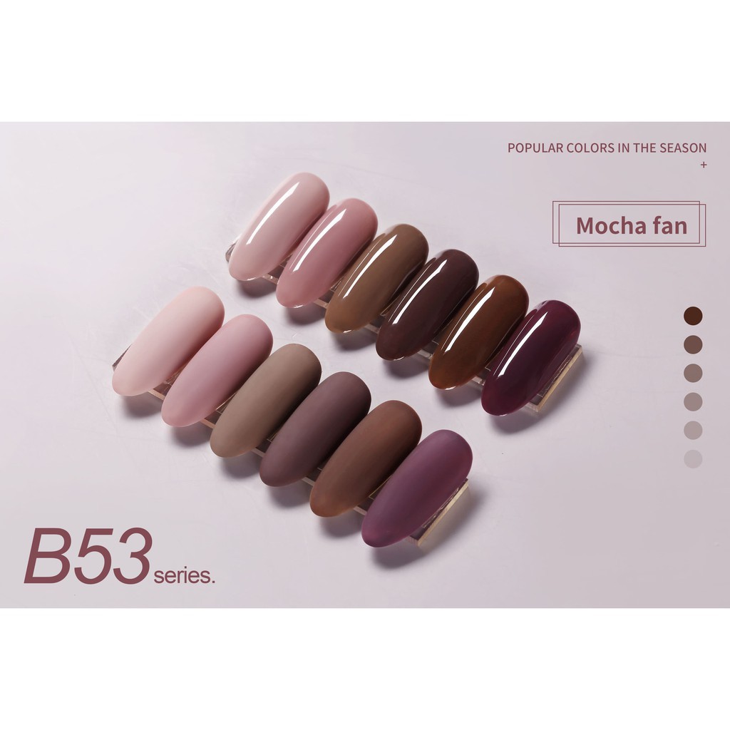 Sơn gel JINJU mã B53 chai 15ml chính hãng