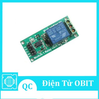 Module 1 relay 5V, 12V với opto cách ly HIGH/LOW đóng cắt Thiết bị điện 10A