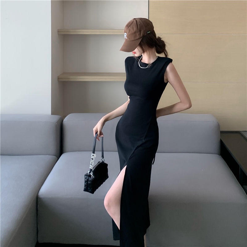 Đầm COZOKC không tay hở lửng quyến rũ dành cho nữ