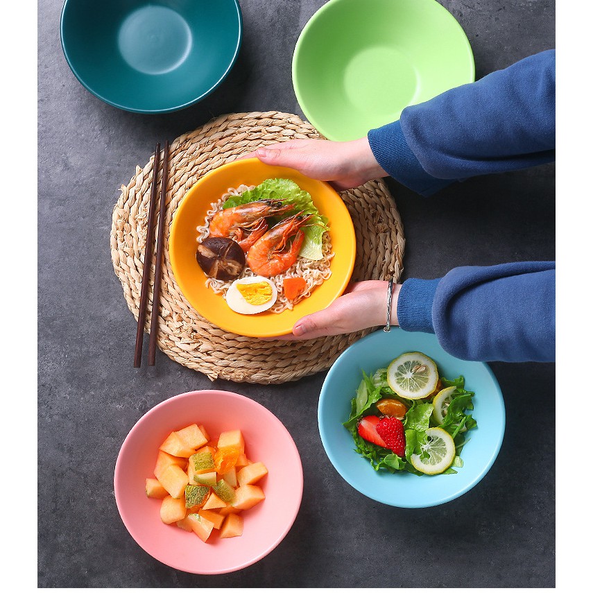 Bát tô sứ pastel phong cách Bắc Âu 19cm, tô mì phở, tô canh - Sứ cao cấp không chì