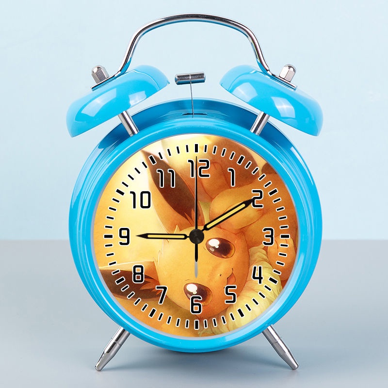 Appearance Đồng Hồ Báo Thức Để Bàn Bằng Kim Loại Hình pikachu Pokemon Dễ Thương Không Ồn Cho Học Sinh