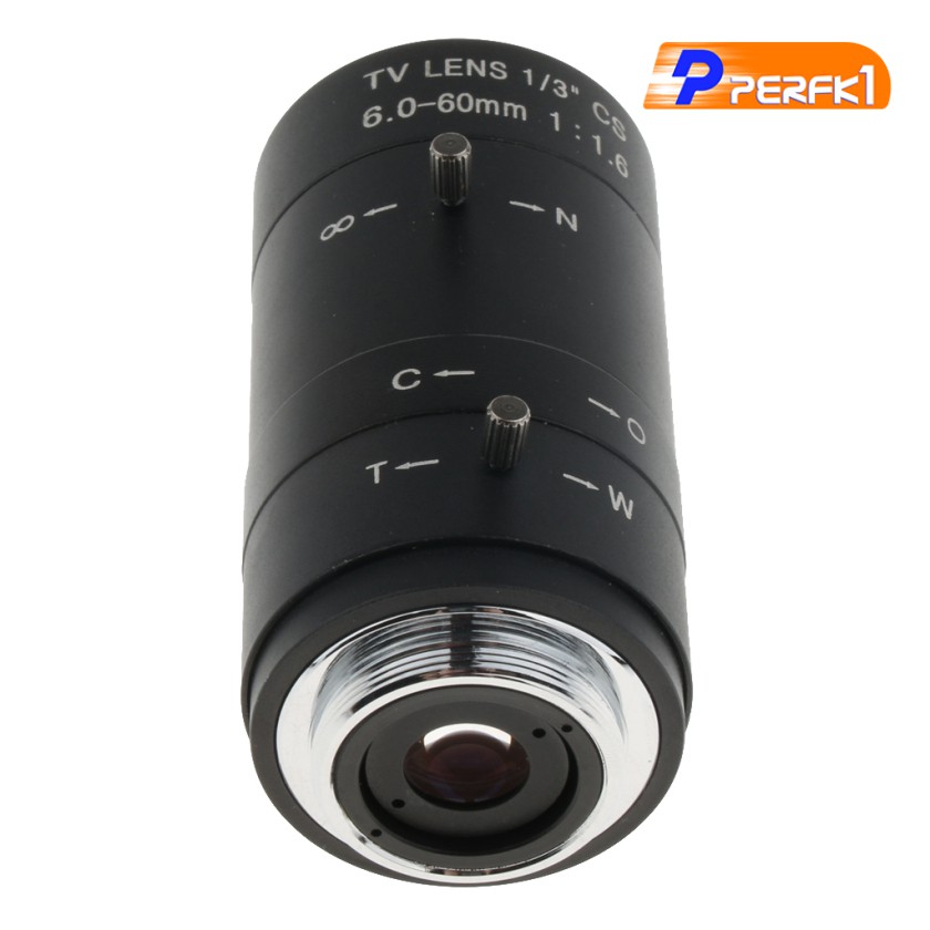 Giá Đỡ Ống Kính 6mm - 60mm 1 / 3 &quot;F1.6 Cho Máy Quay An Ninh Cctv