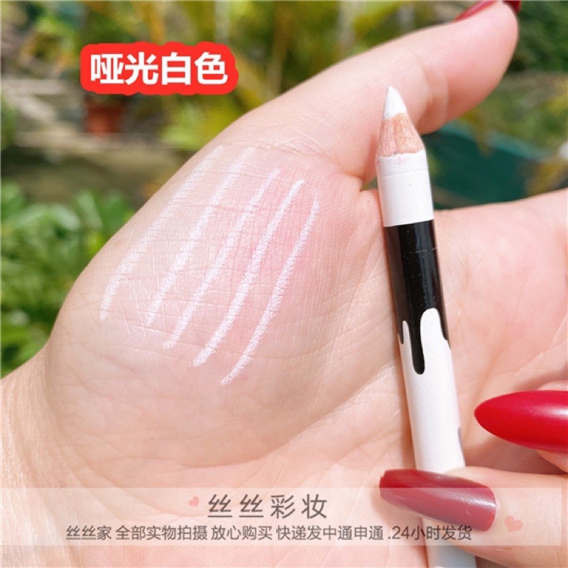 Chì Kẻ Mắt Kháng Nước, Lâu Trôi Me Now Màu Trắng, Đen - Waterproof Pencil Eyeliner