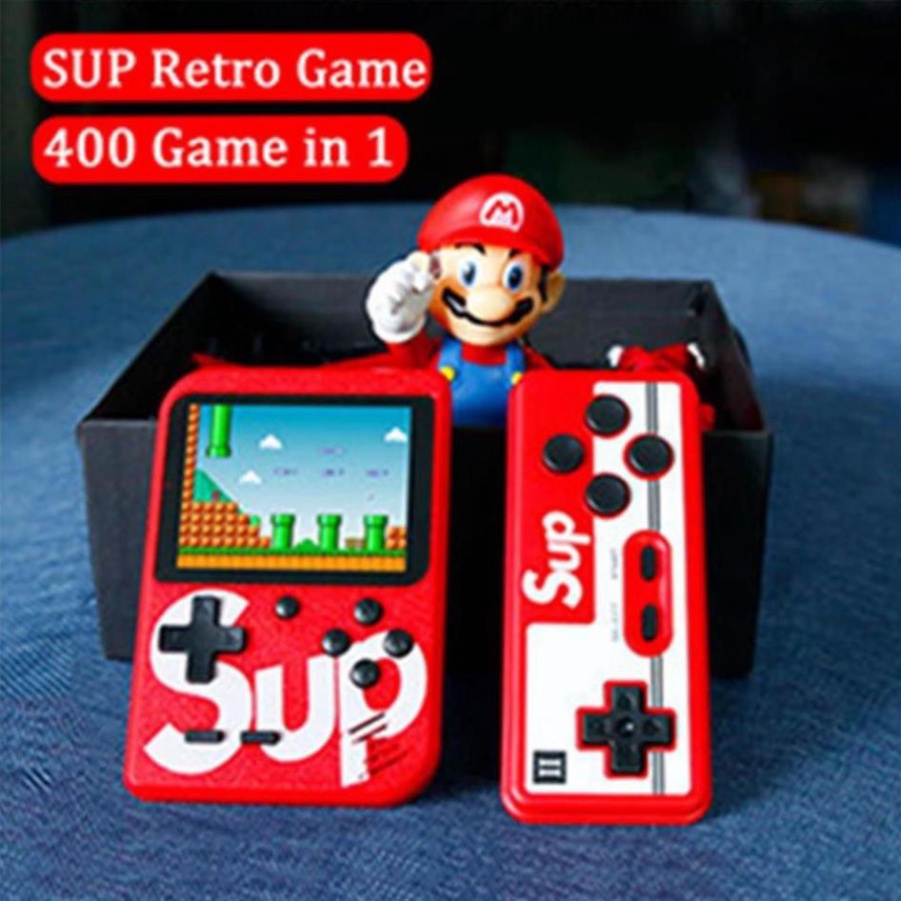 Máy chơi game 4 nút ❤️Freeship 50K ❤️Tay cầm chơi game bao gồm 400 trò chơi