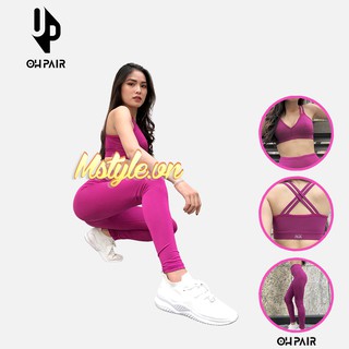 Đồ tập gym nữ, set đồ tập gym yoga nữ vải thun mềm mịn co dãn 4 chiều OPY123