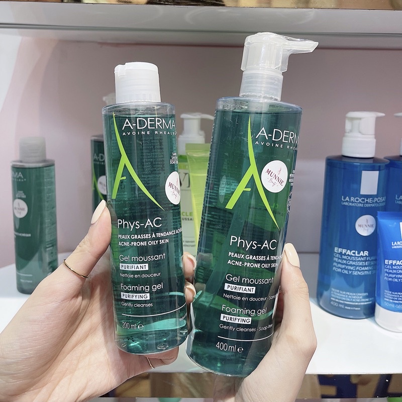 Sữa rửa mặt cho da dầu mụn Aderma Purifying Foaming Gel