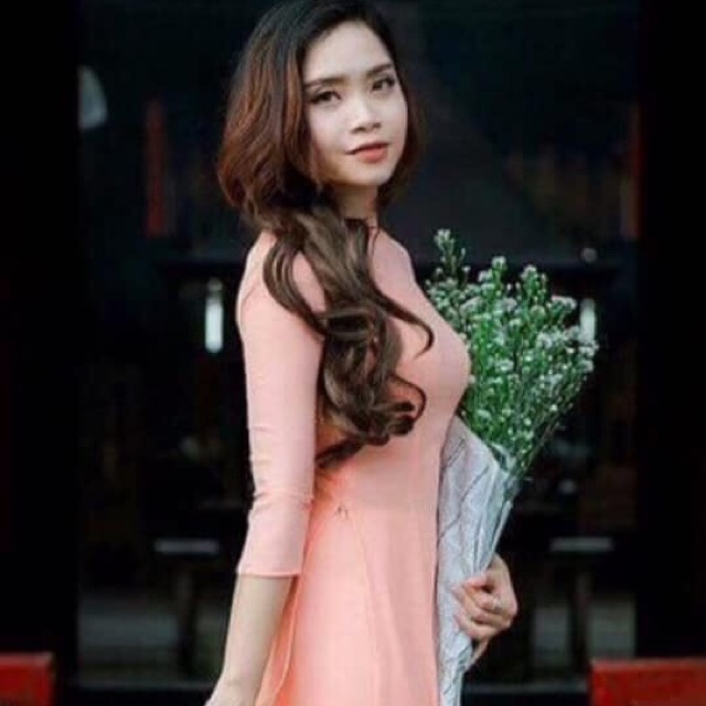 Áo dài lụa 2 tà