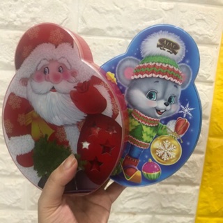 KẸO ÔNG GIÀ TUYẾT , KẸO HÌNH CHUỘT  TẶNG KÈM TRANH XẾP HÌNH HÀNG NGA