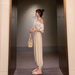 Áo kiểu thun lệch vai HÀNG Y HÌNH