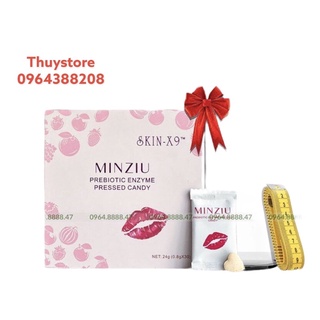 Kẹo men vi sinh giảm cân ,thải mỡ skin x9 minziu trang nemo,hộp 30 viên