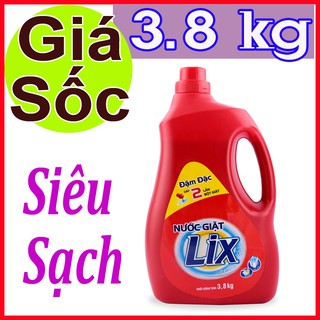 NƯỚC GIẶT LIX CAN 3,8kg