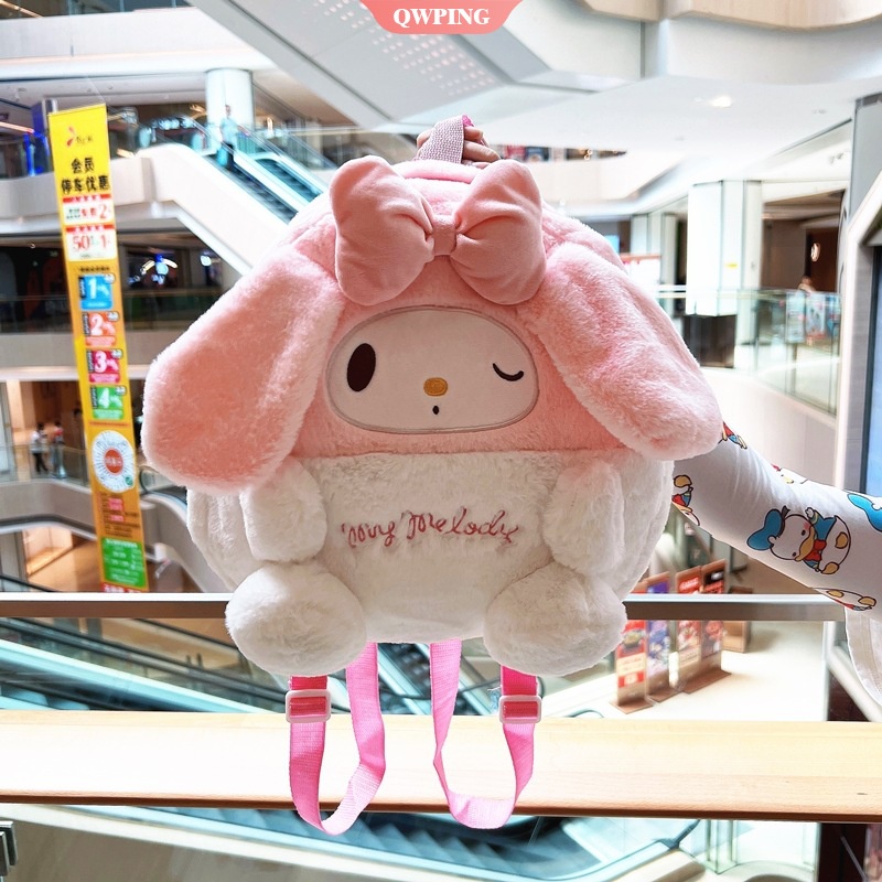 SANRIO Túi Đeo Chéo Hình Búp Bê Cinnamoroll Kuromi My Melody Nhồi Bông Dễ Thương Cho Nữ Y2k Lolita