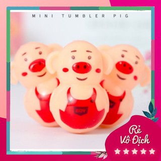 Đồ chơi lật đật mini hình heo con