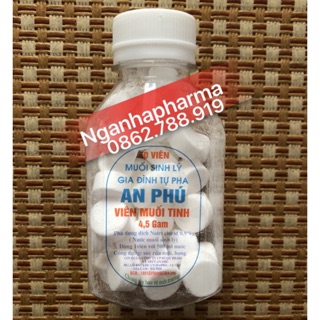 VIÊN MUỐI TINH SINH LÝ NACL 0,9% 50 VIÊN