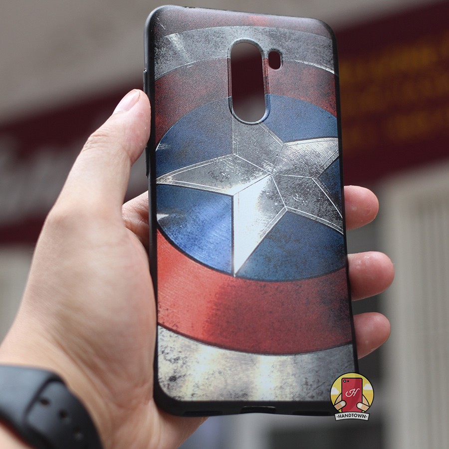 Ốp lưng Xiaomi Pocophone F1 dẻo đen in hình Phần A